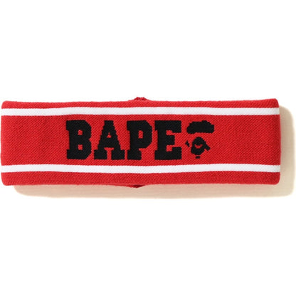 BAPE Logo Headband Red