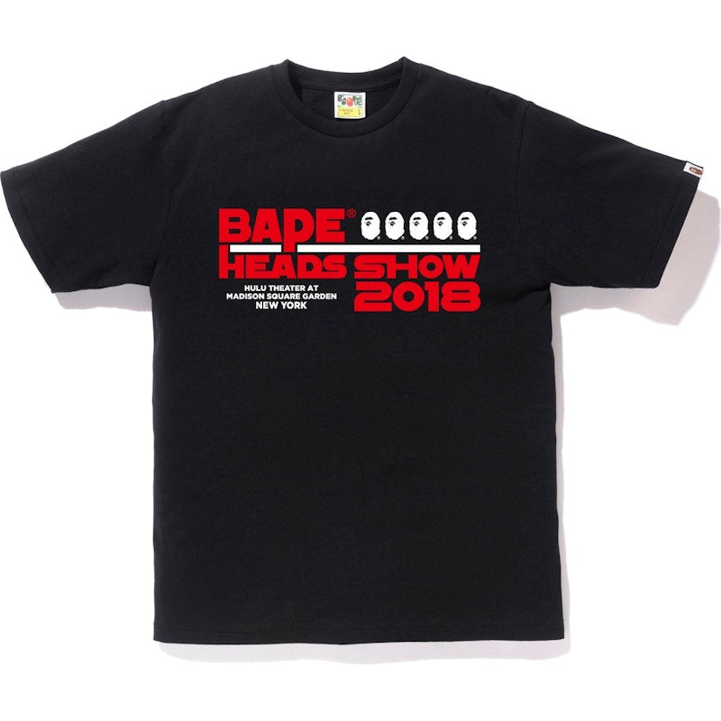 BAPE Heads Show Tee Black