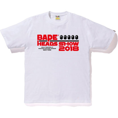 BAPE Heads Show Tee White