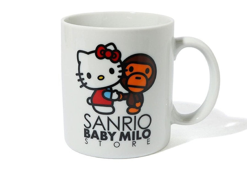 BAPE Hello Kitty x Baby Milo Mug White