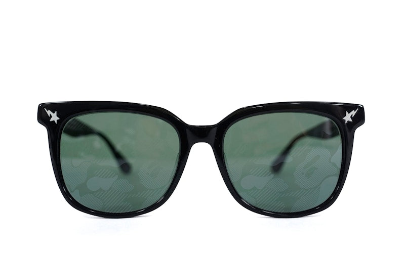 BAPE Jacquard Line ABC Camo Lenses City Camo Sunglasses Black