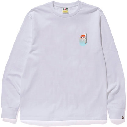 BAPE Kabuki College L/S Tee White