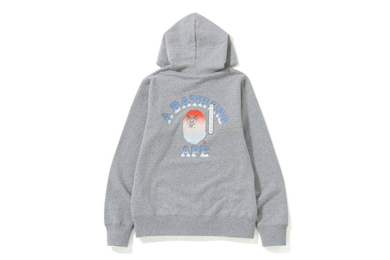 BAPE Kabuki Pullover Hoodie Grey