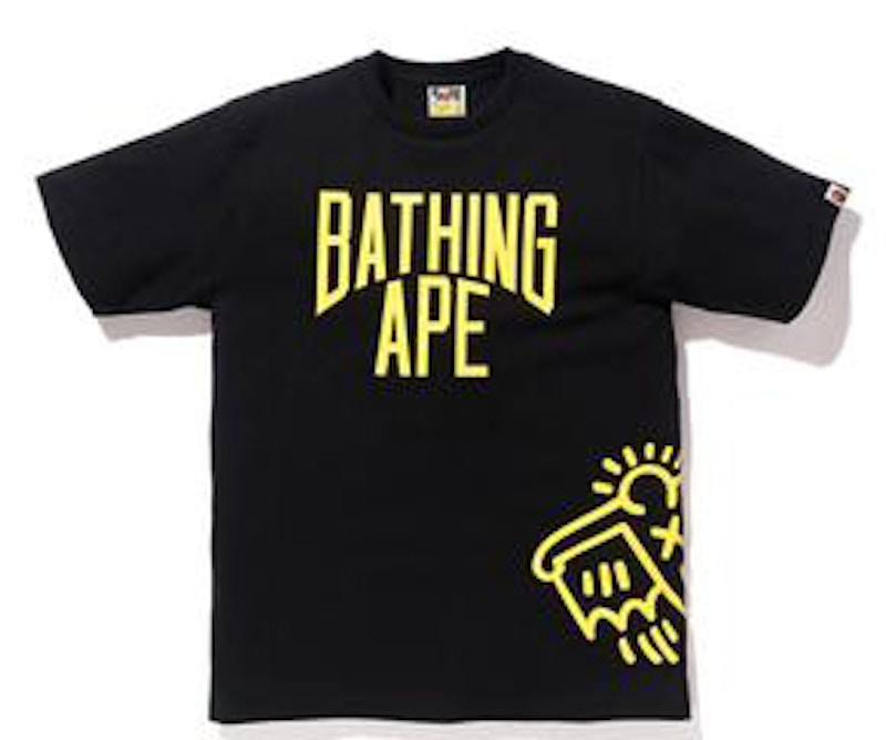 BAPE Keith Haring 3 Tee Black