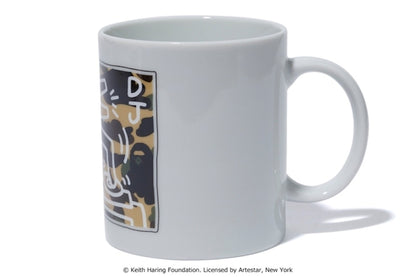 BAPE Keith Haring Mug White