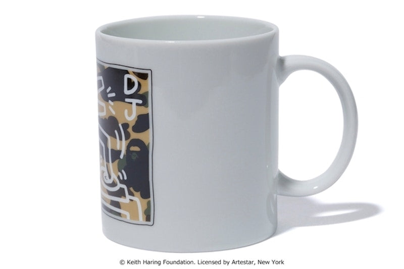 BAPE Keith Haring Mug White
