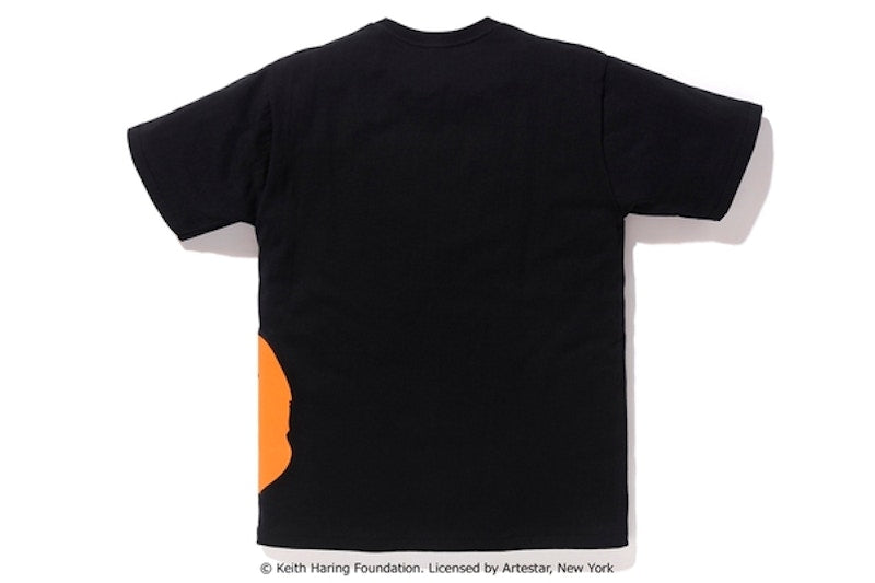BAPE Keith Haring Tee 1 Black/Orange