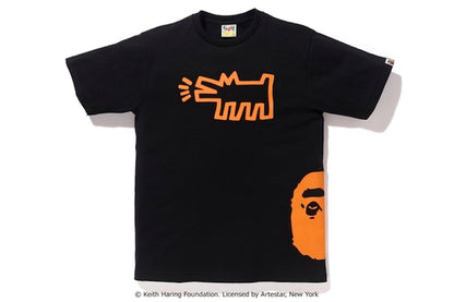 BAPE Keith Haring Tee 1 Black/Orange