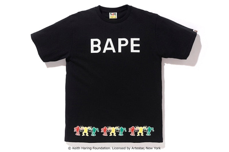 BAPE Keith Haring Tee 2 Black
