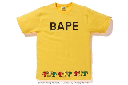 BAPE Keith Haring Tee 2 Yellow