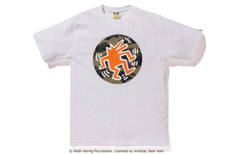 BAPE Keith Haring Tee 5 White
