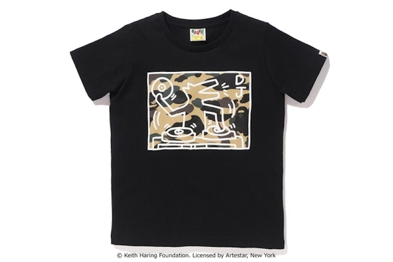 BAPE Keith Haring Tee 6 (Ladies) Black