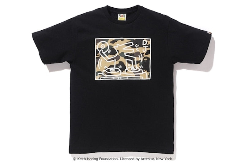 BAPE Keith Haring Tee 6 Black