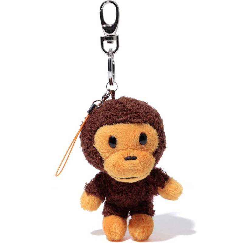 BAPE Keychain Pls Milo 10 Brown