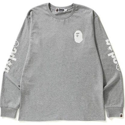 BAPE L/S Tee Tee Gray