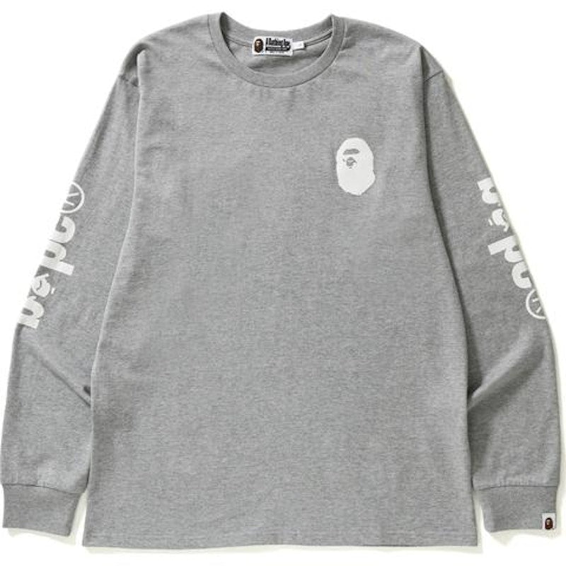 BAPE L/S Tee Tee Gray