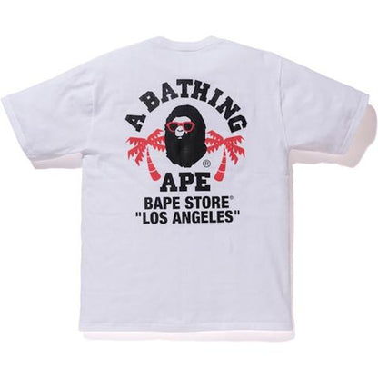 BAPE La College Back Print Tee Tee Red