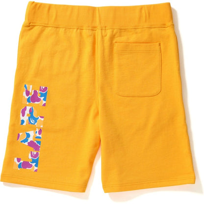 BAPE La College Sweat Shorts Shorts Yellow