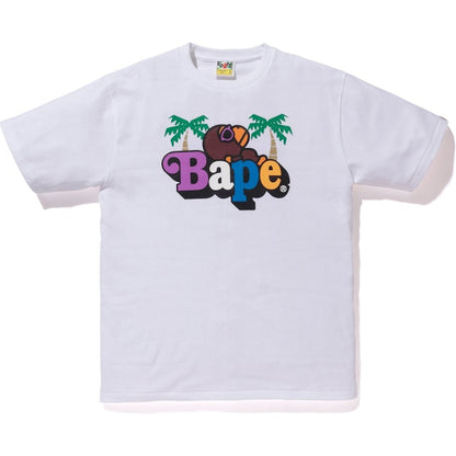 BAPE LA Milo on Tee White