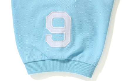 BAPE Large Ape Head Polo Light Blue