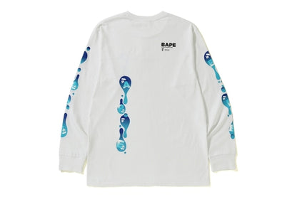 BAPE Lava L/S Tee White