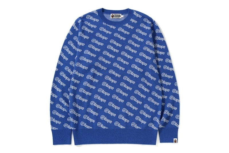 BAPE Logo Knit Blue