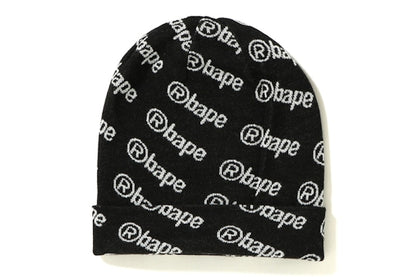 BAPE Logo Knit Cap Black