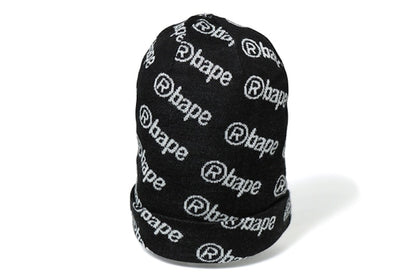 BAPE Logo Knit Cap Black