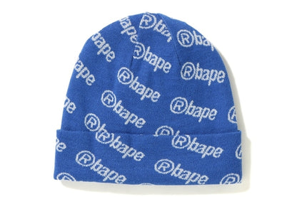 BAPE Logo Knit Cap Blue