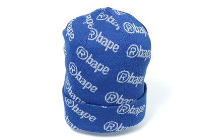 BAPE Logo Knit Cap Blue