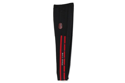 BAPE Logo Tape Jersey Pants Black