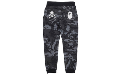 BAPE X MMJ Color Camo Sweatpants Black