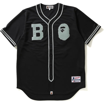 BAPE Majestic Baseball Shirt Shirt Black