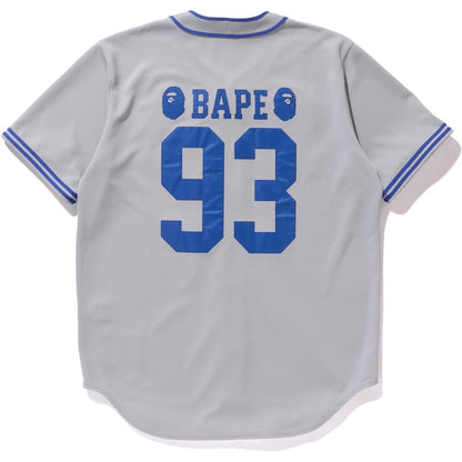 BAPE Majestic Baseball Shirt Shirt Gray
