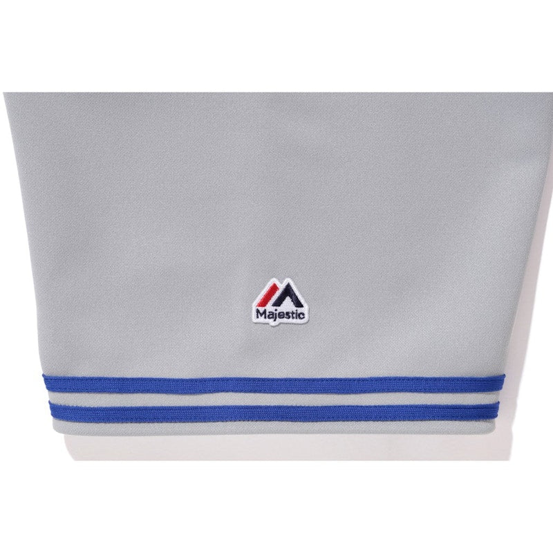 BAPE Majestic Baseball Shirt Shirt Gray