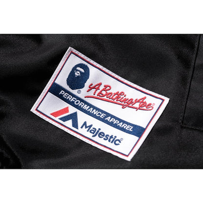 BAPE Majestic Satin Varsity Jacket Jacket Black