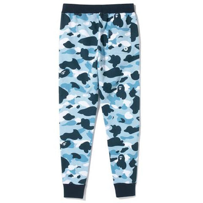 BAPE Marine Camo Slim Sweat Pants Pants (Ladies) Sax