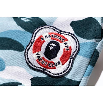 BAPE Marine Camo Slim Sweat Pants Pants (Ladies) Sax