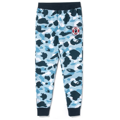 BAPE Marine Camo Slim Sweat Pants Pants (Ladies) Sax