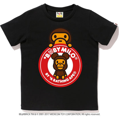 BAPE Medicom Toy Bearbrick Milo Busy Works Tee Black/Red