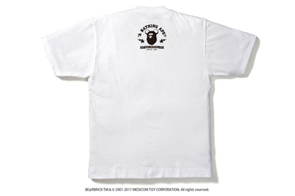 BAPE Medicom Toy Bearbrick Milo Shark Tee White/Brown