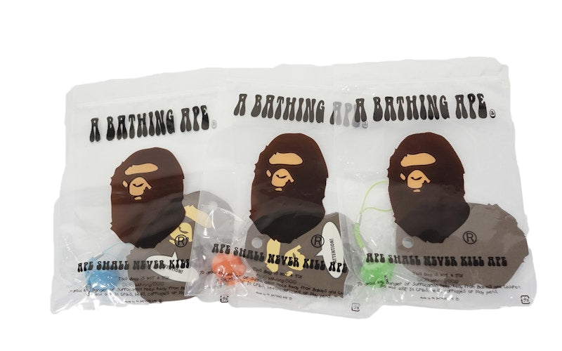 BAPE Milo Device Ornament Bells Set Of 3 Multi