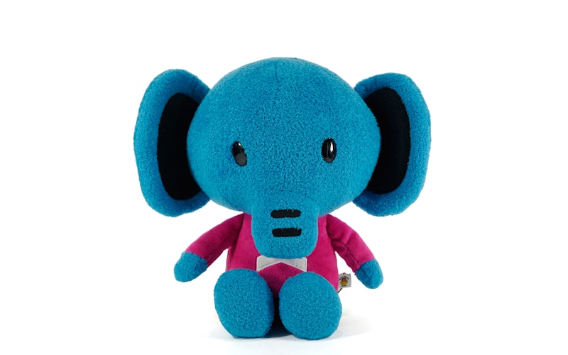 BAPE Milo & Friends Eleph the Elephant 35cm Blue