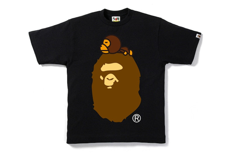 BAPE Milo On Big Ape Tee Black