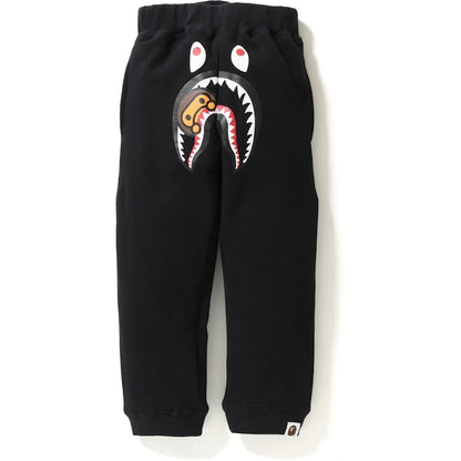 BAPE Milo Shark Sweat Pants Pants (Kids) Black