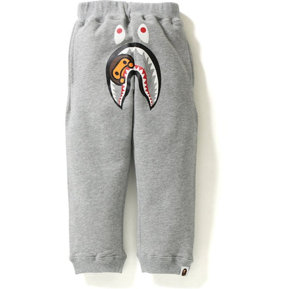 BAPE Milo Shark Sweat Pants Pants (Kids) Gray