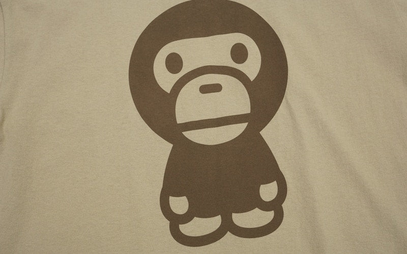BAPE Milo Tee Light Brown