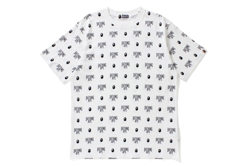 BAPE Monogram Tee White