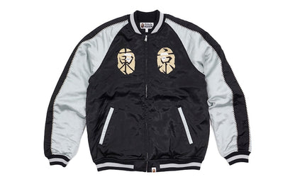 BAPE Mt. Fuji Apehead Souvenir Suka Jacket Black