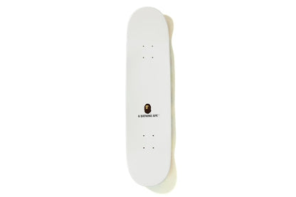 BAPE Multi Camo Skateboard Deck White